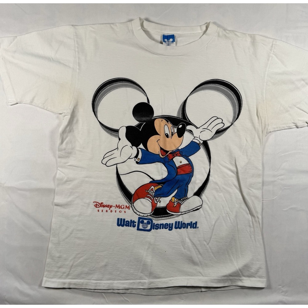 Vintage 90s Disney MGM Studios Mickey Mouse Walt Disney World USA Single Stitch